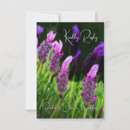 Lavendel, Liebe & Hingabe, Hochzeit, UAWG Dankeskarte