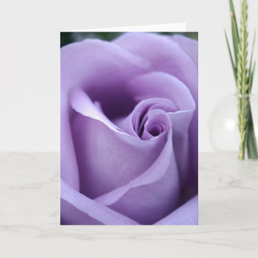 Lavendel-Liebe Karte (Vorderseite)