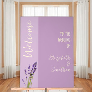 Lavendel-Liebes-Hochzeit Acrylschild