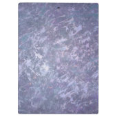 Lavendel Lila Abstrakt | Metallischer Pinselstrich Klemmbrett (Rückseite)