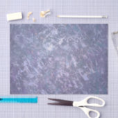 Lavendel Lila Abstrakt | Metallischer Pinselstrich Seidenpapier (Handwerk)