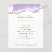 Lavendel lila agate Flyer (Vorne)