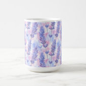 Lavendel Lila Blumenästhetische Cotattacore Kaffeetasse (Mittel)