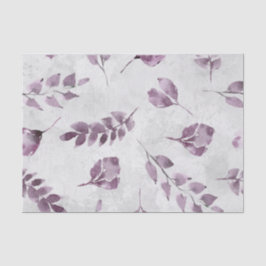 Lavendel Lila einfaches florales Wasserfarbdesign Seidenpapier