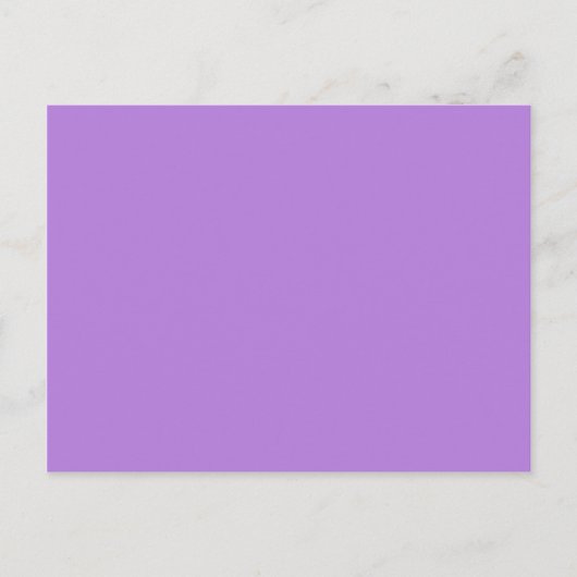 Lavendel Lila Farbe Postkarte (Vorderseite)