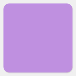 Lavendel Lila Farbe Quadratischer Aufkleber