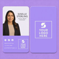 Lavendel Lila Foto Logo Portrait Modern