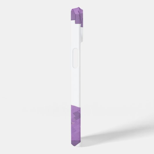 Lavendel lila Herzdrache auf Weiß Case-Mate iPhone Hülle (Rückseite / Rechts)