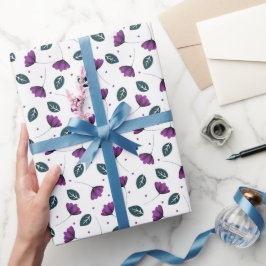 Lavendel Lila Lilac Floral Blume Geschenkpapier