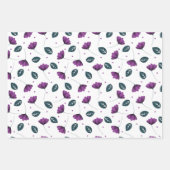 Lavendel Lila Lilac Floral Blume Geschenkpapier Set (Vorderseite)