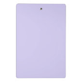 Lavendel Lila Modern Script Girly Monogram Name Mini Klemmbrett (Rückseite)