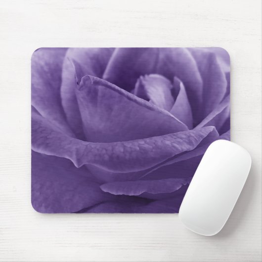 Lavendel Lila Rose Makro Blume Mousepad (Mit Mouse)