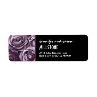 Lavendel Lila Rose Moderne Schrift