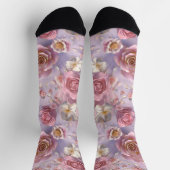Lavendel, Lila Rose Socken (Oben)