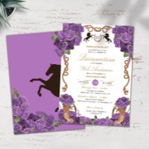 Lavendel Lila Rose Western Charro Quinceanera