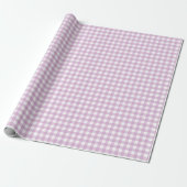 Lavendel Lila Simple Kariert Geschenkpapier (Ungerollt)