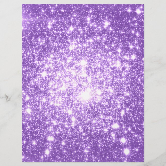 Lavendel Lila Stars (Vorderseite)