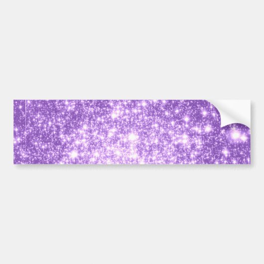 Lavendel Lila Stars Autoaufkleber (Vorne)