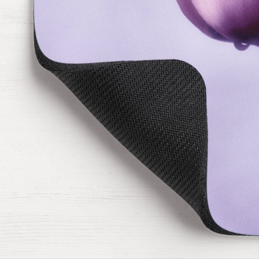 Lavendel-lila Tulpe Romance Mousepad (Ecke)