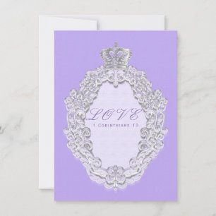 Lavendel Lila Vintage Krone Märchen Hochzeit