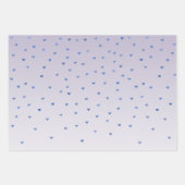 Lavendel Lila White Bokeh Confetti Geschenkpapier Set (Vorderseite 2)