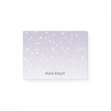 Lavendel Lila White Bokeh Confetti