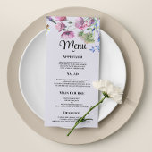 Lavendel lila Wildblume Frühjahrsmenü Programm