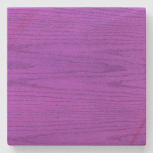 Lavendel Lila Woodgrain Square Untersetzer