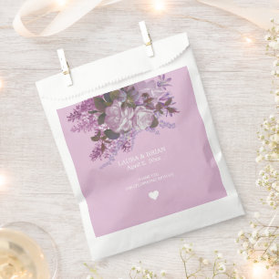 Lavendel, Lilacs und Rose, Hochzeit Geschenktütchen