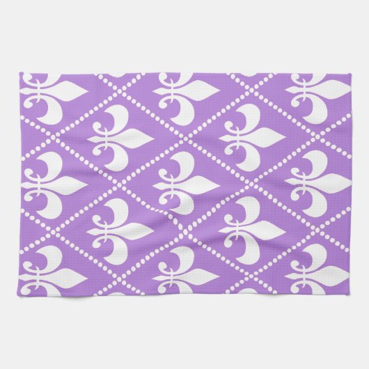 Lavendel-Lilie Geschirrtuch (Horizontal)