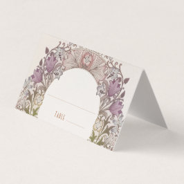 Lavendel-Lilien-Namenskarten Hochzeitstisch Vintag