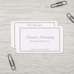 Lavendel Linen Zuhause & Personal Services Visitenkarte