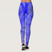 Lavendel-Linien-Leggings Leggings (Rückseite)