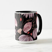 Lavendel-Lotus-Blumen-Tasse Tasse (VorderseiteRechts)
