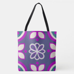 Lavendel-Lotus-Schleife Tasche