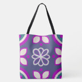 Lavendel-Lotus-Schleife Tasche (Rückseite)