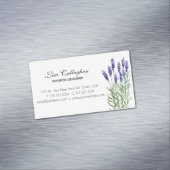 Lavendel Magnetische Visitenkarte (Beispiel)
