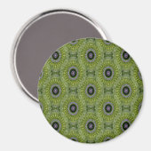 Lavendel Mandala Garden..... Magnet (Vorderseite/Rückseite)