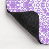Lavendel-Mandala-Geometrisches Muster Mousepad (Ecke)