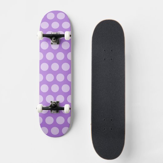 Lavendel marokkanische Dots Skateboard (Vorderseite)