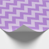 Lavendel marokkanische Moods Chevrons Geschenkpapier (Ecke)