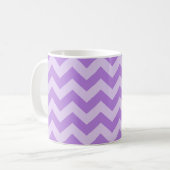 Lavendel marokkanische Moods Chevrons Kaffee Tasse (Vorderseite Links)