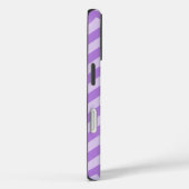 Lavendel marokkanische Moods Chevrons mit Monogram Case-Mate iPhone Hülle (Rückseite / Rechts)