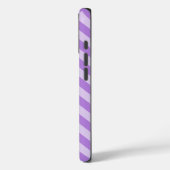 Lavendel marokkanische Moods Chevrons mit Monogram Case-Mate iPhone Hülle (Rückseite / Links)