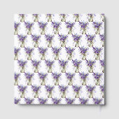 Lavendel-Mason-Glas-Geburtstagsfeier Gästebuch (Rückseite)