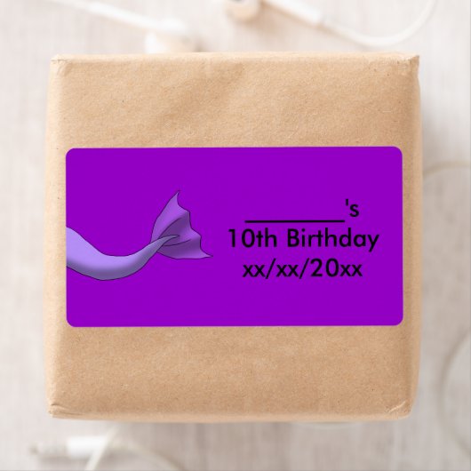 Lavendel Mermaid Schwanz Wein oder Wasser Flasche  (Insitu)