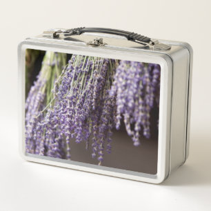 Lavendel Metall Brotdose