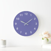 Lavendel Minimalistische Acrylmauer-Uhr Große Wanduhr (Zuhause)