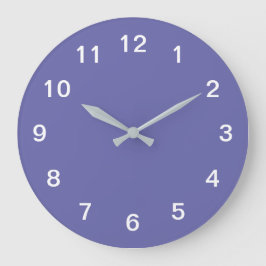 Lavendel Minimalistische Acrylmauer-Uhr Große Wanduhr