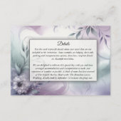 Lavendel-Mist und Wasserfarbenflüster Begleitkarte (Vorderseite)